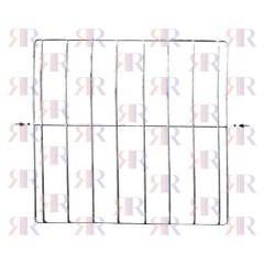 F5303 GRIGLIA IN FILO CROMATA A 4 FUOCHI 445 X 447mm