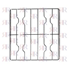 F5315 GRIGLIA IN FILO CROMATA 4 FUOCHI 456 X 368mm