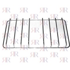 F5336 GRIGLIA IN FILO CROMATA A 2 FUOCHI 448 X 238mm