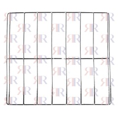 GRIGLIA IN FILO CROMATA A 4 FUOCHI 424 X 475mm