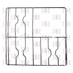 GRIGLIA IN FILO CROMATA A 3 FUOCHI 447 X 456mm