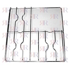 GRIGLIA IN FILO CROMATA A 3 FUOCHI 456 X 447mm