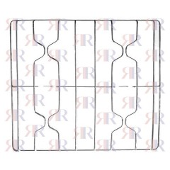 GRIGLIA IN FILO CROMATA A 4 FUOCHI 480 X 547mm