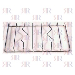 GRIGLIA IN FILO CROMATA 1 FUOCO CENTRALE 404 X 209mm