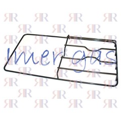 GRIGLIA IN FILO SMALTATA 1 FUOCO+PIASTRA