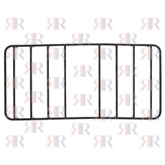 GRIGLIA IN FILO SMALTATA 2 FUOCHI 460 X 225mm