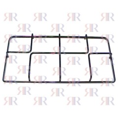 GRIGLIA IN PIATTINO A 2 FUOCHI 460 X 225mm