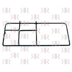 GRIGLIA IN  PIATTINO 1 FUOCO+PIASTRA 460 X 225mm