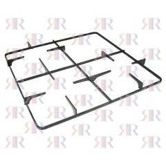 GRIGLIA IN PIATTINO SMALTATA 3 FUOCHI+PIASTRA 460 X 450mm