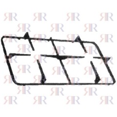 GRIGLIA IN PIATTINO SMALTATA 2 FUOCHI 451 X 240mm