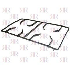 GRIGLIA IN PIATTINO SMALTATA 2 FUOCHI 496 X 278mm