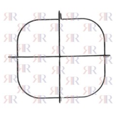 F5518 GRIGLIA IN FILO CROMATA 1 FUOCO 231 X 210mm