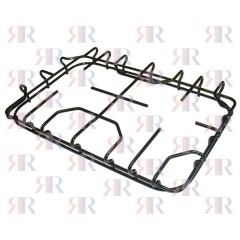 GRIGLIA IN PIATTINO SMALTATA 2 FUOCHI 340 X 225mm