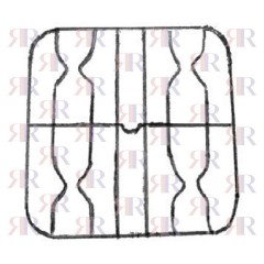F5906 GRIGLIA IN FILO CROMATA A 4 FUOCHI 422 X 446mm