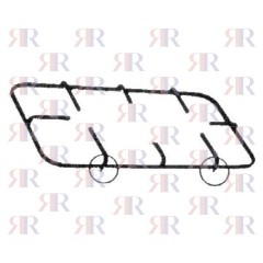 P5951 GRIGLIA IN PIATTINO SMALTATA 1 FUOCO 416 X 230mm