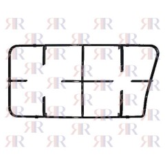 GRIGLIA IN PIATTINO SMALT. 2 F. SINISTRA 438X400X213mm