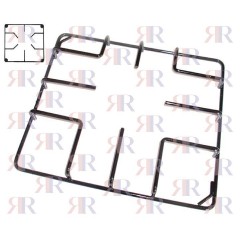 GRIGLIA IN PIATTINO SMALTATA 1 FUOCO 240 X 210mm