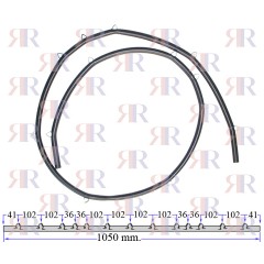 GUARNIZIONE FORNO CON 13 MOLLETTINE L. 1050
