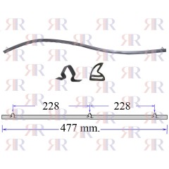 GUARNIZIONE TIPO FORNO L.477MM TIPO GAS FIRE