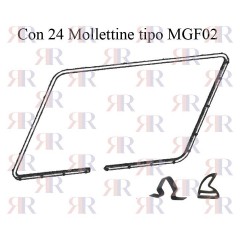 GUARNIZIONE FORNO CON 24 MOLLETTINE