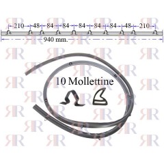 GF000940 GUARNIZIONE FORNO CON 10 MOLLETTINE L.940