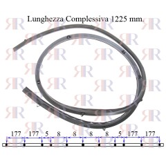 GF001225 GUARNIZIONE FORNO CON 12 MOLLETTINE L.1225