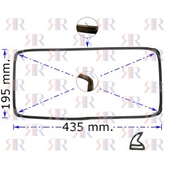 GUARNIZIONE 4 LATI 435X195