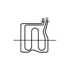 RESISTENZA FORNO ARISTON DOPPIA ORIGINALE 039574