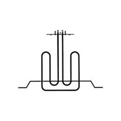 RESISTENZA FORNO SMEG VESTEL R277