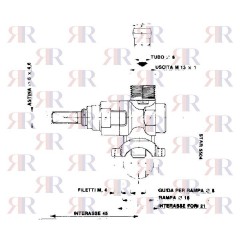 RUBINETTO GAS STAR PER PIANO COTTURA
