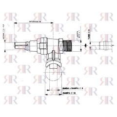 R3601 RUBINETTO GAS NARDI