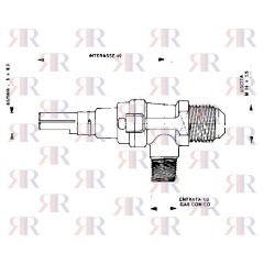 R5401 RUBINETTO GAS SOVRANA