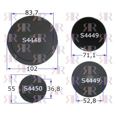 SERIE PIATTELLI SMALTATI REX ZANUSSI