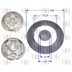 PIATTELLI ANULARE E CENTRALE  REX ZANUSSI