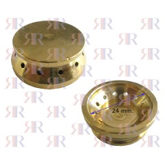 SPARTIFIAMMA IN OTTONE FORATO CENTRALE TECNOGAS