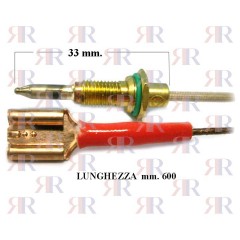 TERMOCOPPIA CON FASTON L. 600MM