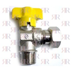 RUBINETTO DA 1/2" PER GAS FEMMINA/FEMMINA