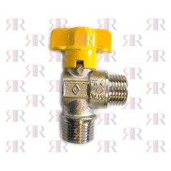 RUBINETTO DA 1/2" PER GAS MASCHIO/MASCHIO