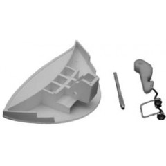 MANIGLIA OBLO' LAVATRICE ARISTON INDESIT ORIGINALE 075323