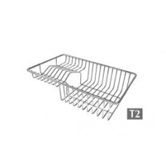 CESTELLO PORTAPIATTI INOX FOSTER  8100 303