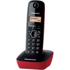 PANASONIC Cordless DECT retroilluminato ROSSO PANASONIC KXTG1611JTR