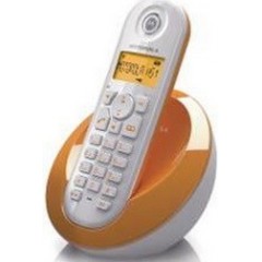 MOTOROLA Cordless VIVAV WHITE/ORANGE C601O
