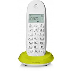 MOTOROLA Cordless DECT DISPL. 1.4 LEMON C1001LL