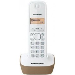PANASONIC Cordless DECT retroilluminato BIANCO BEIGE PANASO KXTG1611JTJ