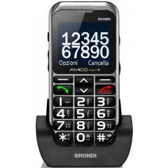 BRONDI CELL/GSM/QUADRIB/FOT1 3/SENIOR/NERO/BRONDI AMICOELEGANTII