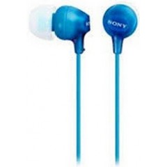 SONY AURICOLARE IN EAR DINAMICO 9mm CON MICROFONO BLU MDREX15APLI