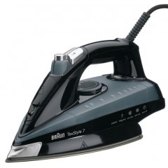 BRAUN Ferro vap 2400W eloxal reg vap vert antic autosp TS745A