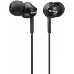SONY AURICOLARE IN EAR DINAMICO 9mm CAVO 1.2m NERO MDREX110LPB