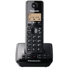 PANASONIC CORDLESS VIVAV DSPL 1.8 COLORI SEGRETERIA NERO KXTGH210JTB