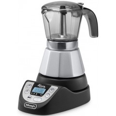 DELONGHI Moka elet 2/4tazze c/timer 24h funz orzo EMKP42B